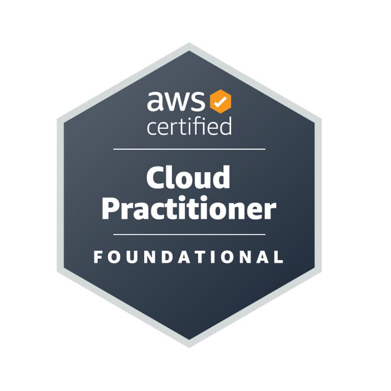 AWS Certified Cloud Practitioner badge