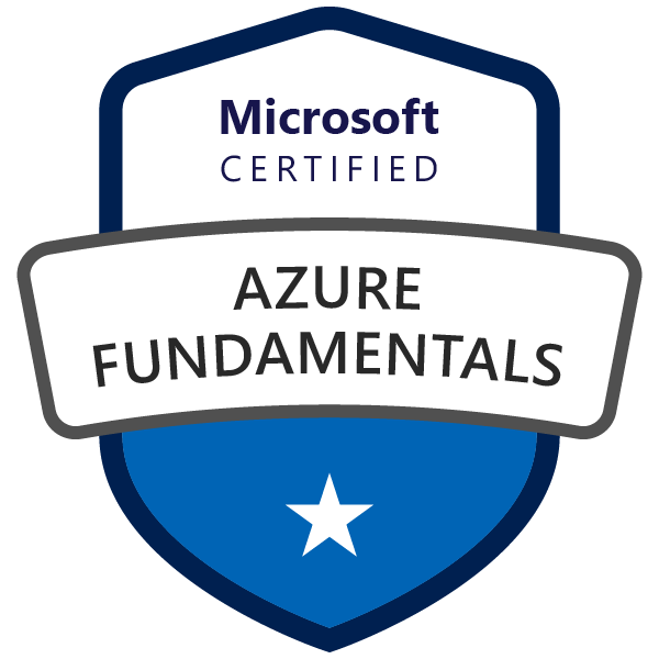 AZ-900 badge